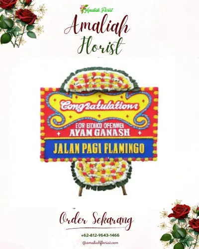Bunga Papan Congratulation di Harapanmulya